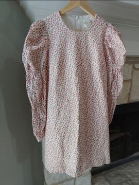 NWOT Tuckernuck Hyacinth House XS Mini Puff Sleeve Floral Dress Coquette Girly